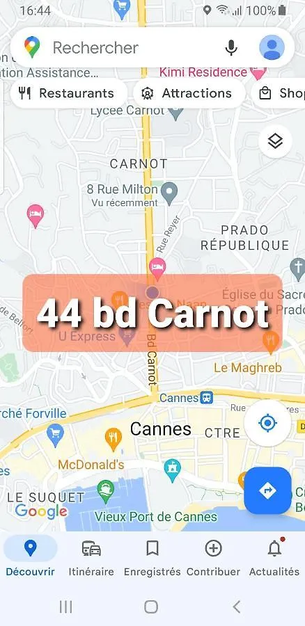 公寓 Cannes Carnot 2 法国